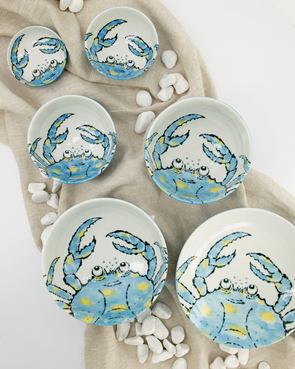 Seafood Crab skål, Light Blue - Ø11,2 cm.